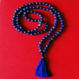 Lapis Lazuli 8mm Necklace - Traditional Style